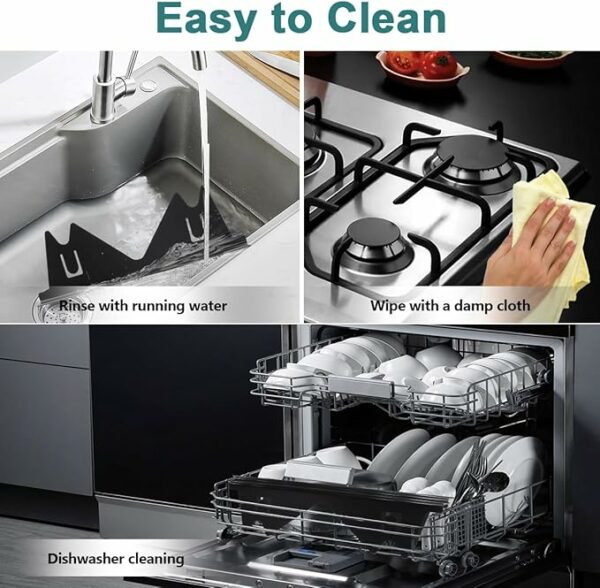 Retractable Stainless Steel Stove Gap Covers - Image 8