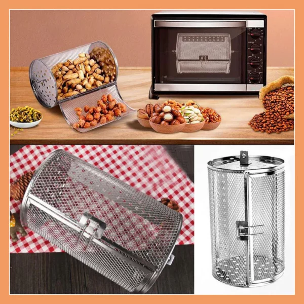 Stainless Steel Rotating Grill - Image 3