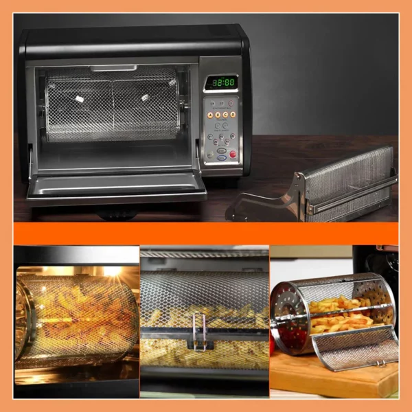 Stainless Steel Rotating Grill - Image 4