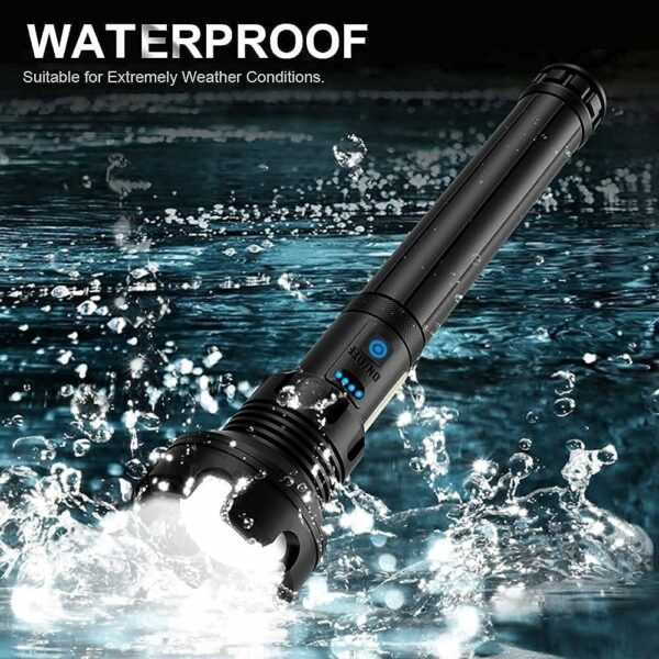 LED Rechargeable Tactical Laser Flashlight - Image 10