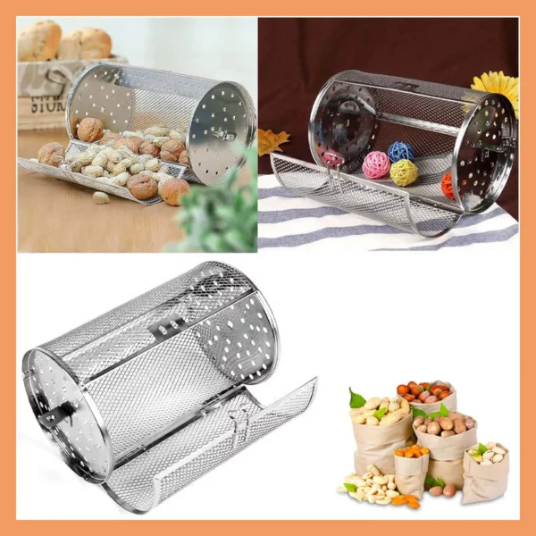 Stainless Steel Rotating Grill - Image 6