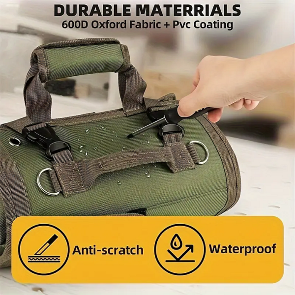 Hardware Tool Roll Storage Bag - Image 7