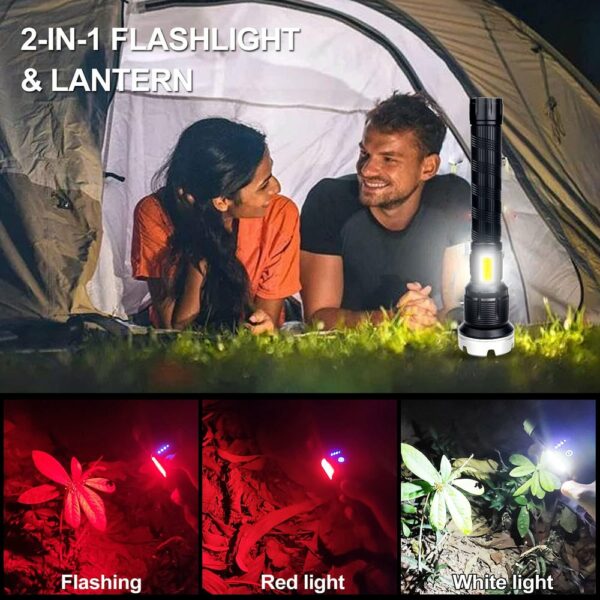 LED Rechargeable Tactical Laser Flashlight - Image 5